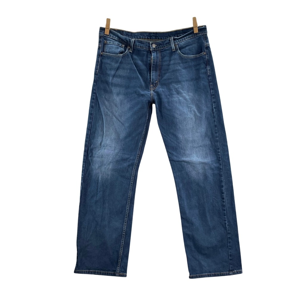 Levi's 541 Athletic‎ Taper Jeans Men 38x31 Blue Stretch Denim Dark Wash Casual